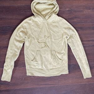 Pastel Green Cashmere Hoodie Pullover